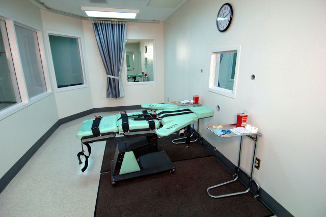San Quentin Lethal Injection Room death penalty