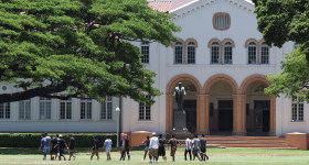 fault lines President William McKinley High School located at 1039 S. King Street. Honolulu, Hawaii. DOE. photograph Cory Lum/Civil Beat