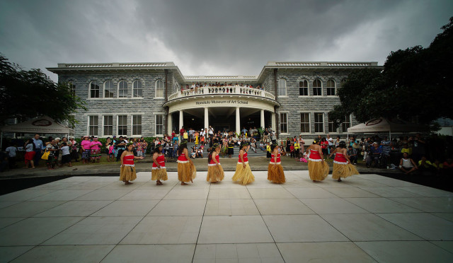 Dancers perform during the Celebrate Micronesia Festival in March 2015.