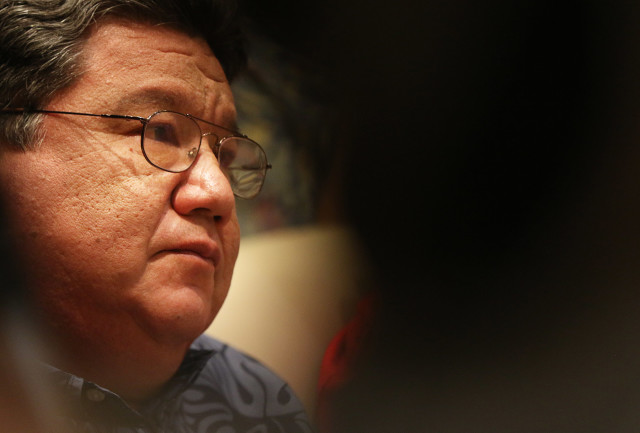 Senate President Ronald Kouchi.
