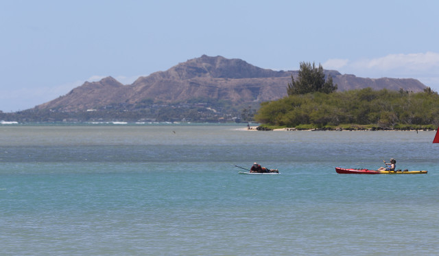 Maunalua Bay kayak. 19 march 2016.