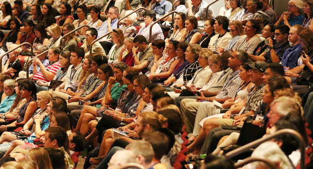 IUCN crowd sept 4 in room 310 with full house and standing room only. 4 sept 2016