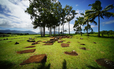 Kukaniloko Birthing Stones, birthplace of Hawaiian royalty located in Wahiawa. 20 sept 2016
