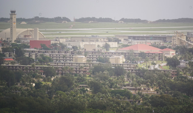 Guam Andersen Airforce Base Buildings. 23 aug 2016