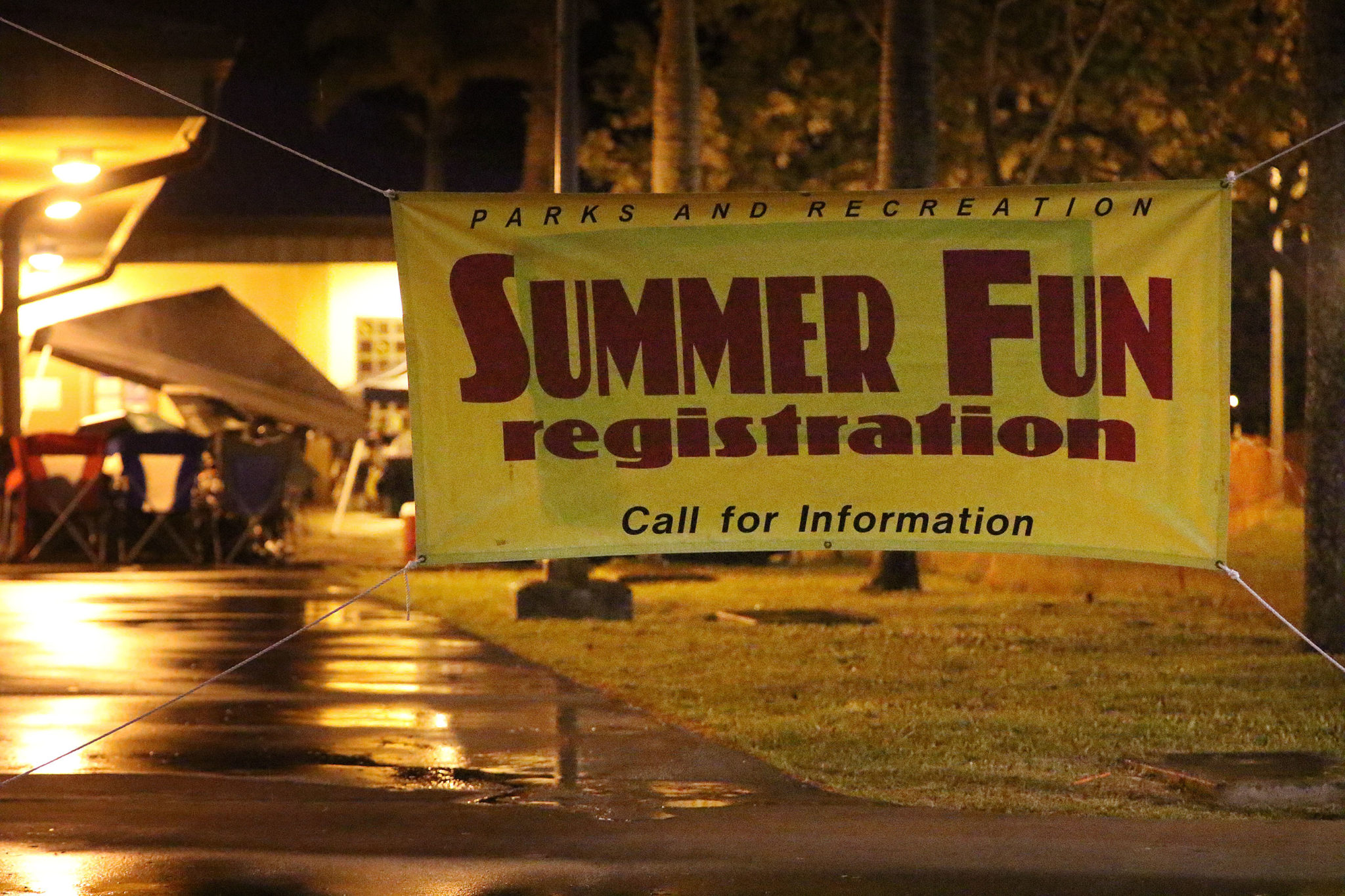 Parents Camp Overnight To Get Their Kids In Summer Fun Program