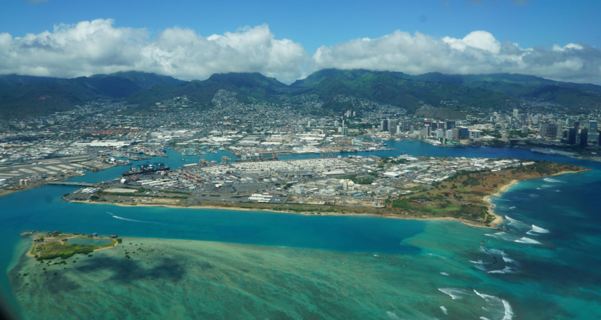 Sand Island Aerial photo3 Mokauea Island Honolulu Civil Beat