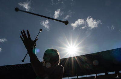 Photo Essay: The UH Baton Twirler