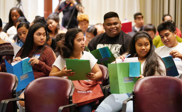 We Are Oceania Micronesian Festival crowd.