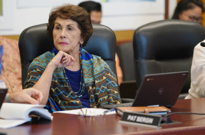 DOE Board Member Pat Bergin.