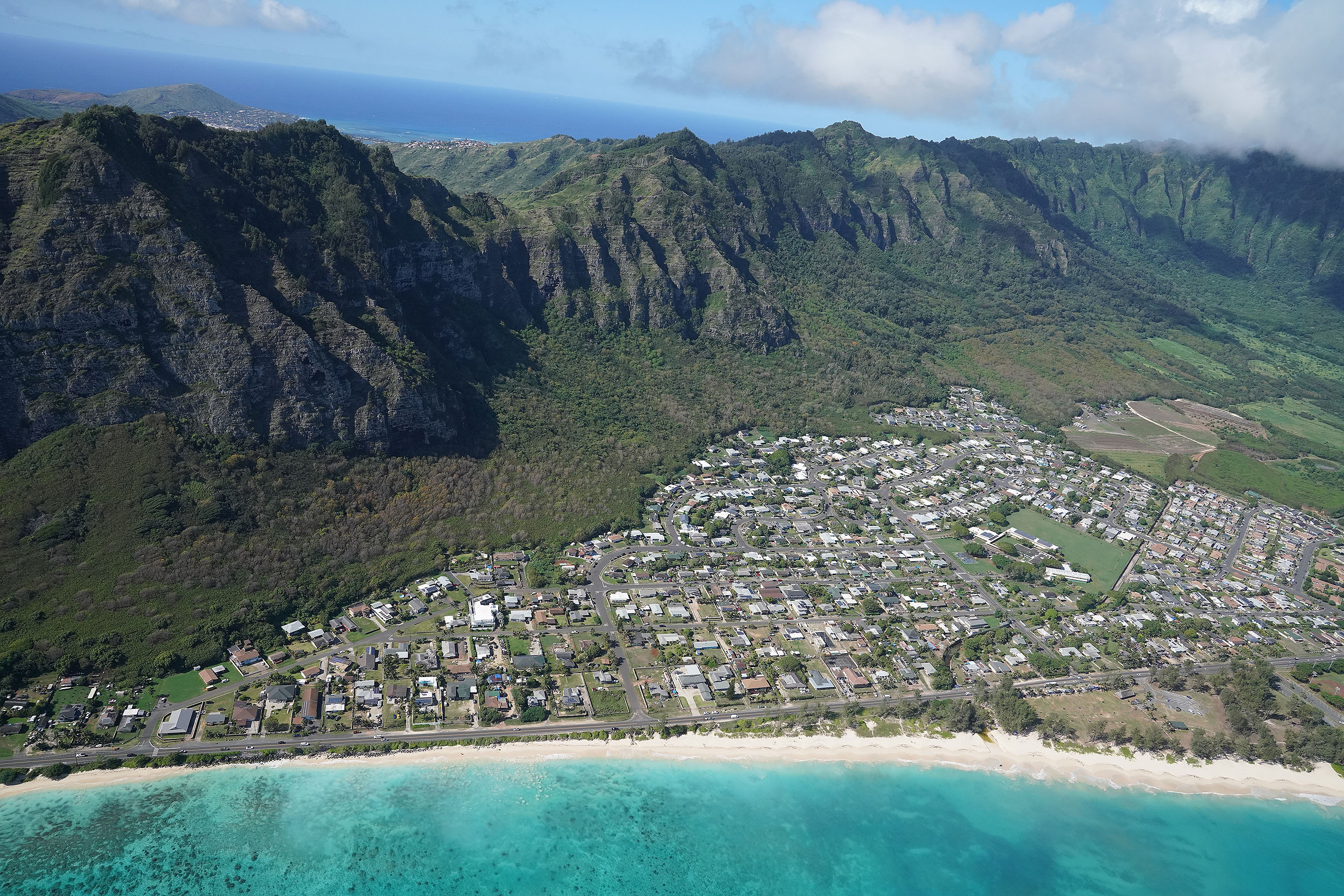 Waimanalo Agriculture land Koolau Mountains Aerial4 Honolulu Civil Beat