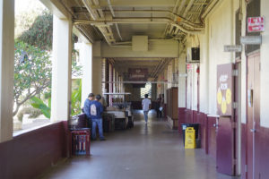 Farrington High School hallway.