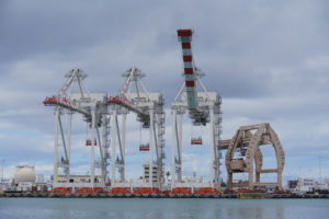 2019 new Matson Cranes at Sand Island.