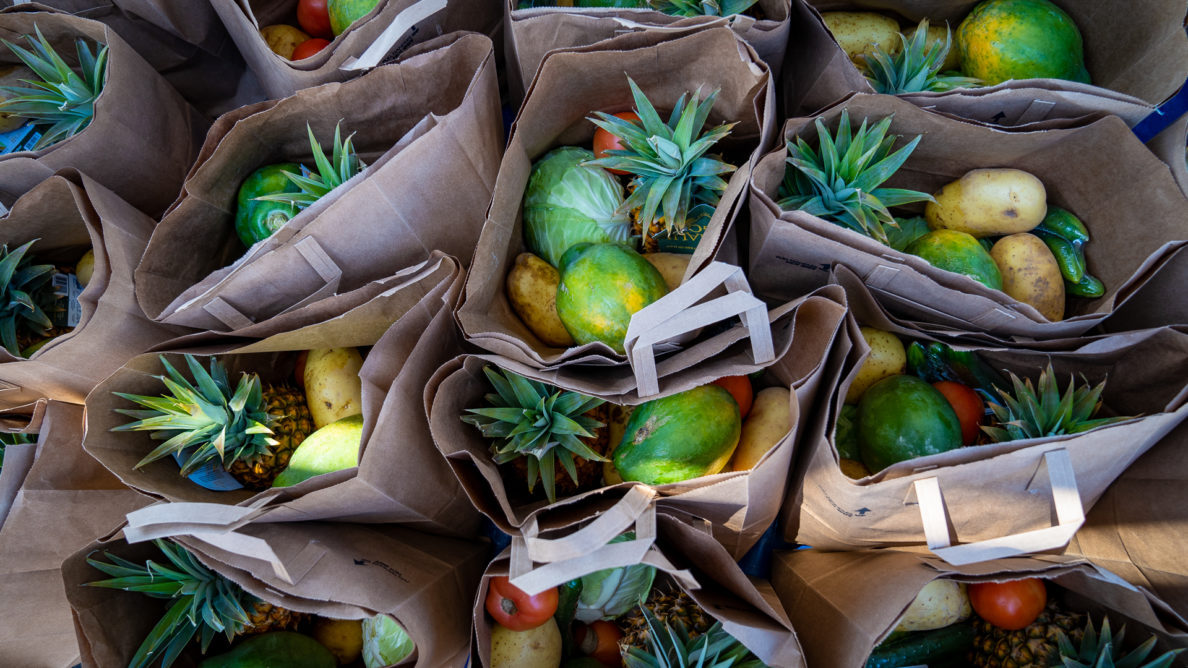 Food Bank Distribution Leeward Community College Coronavirus Fruits Produce