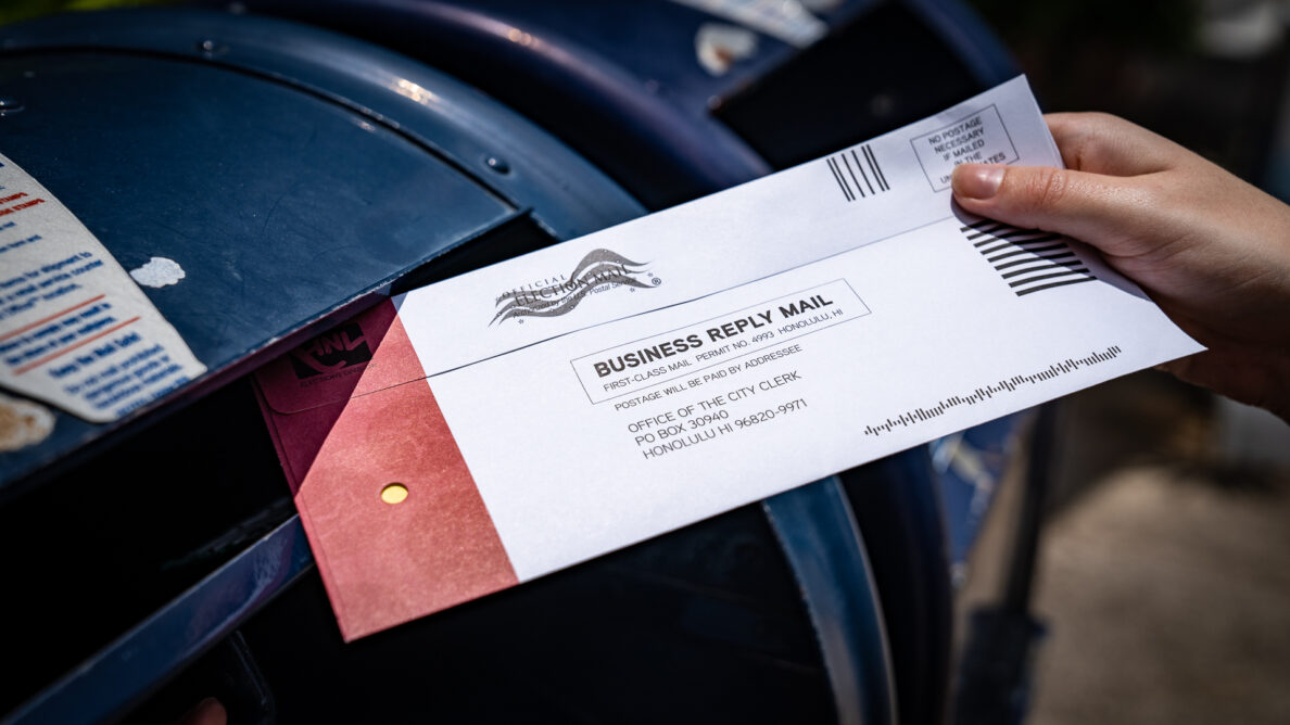 Vote By Mail Ballot UPS Collection Box Elections 2020