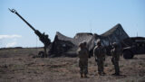M777 Lightweight Towed Howitzer takes aim at the Pohakuloa Training Area locatd on the island of Hawaii. US Army and Marines had some joint training. September 24, 2020