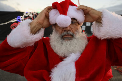 SLIDESHOW: This Santa Carries On Despite The Pandemic