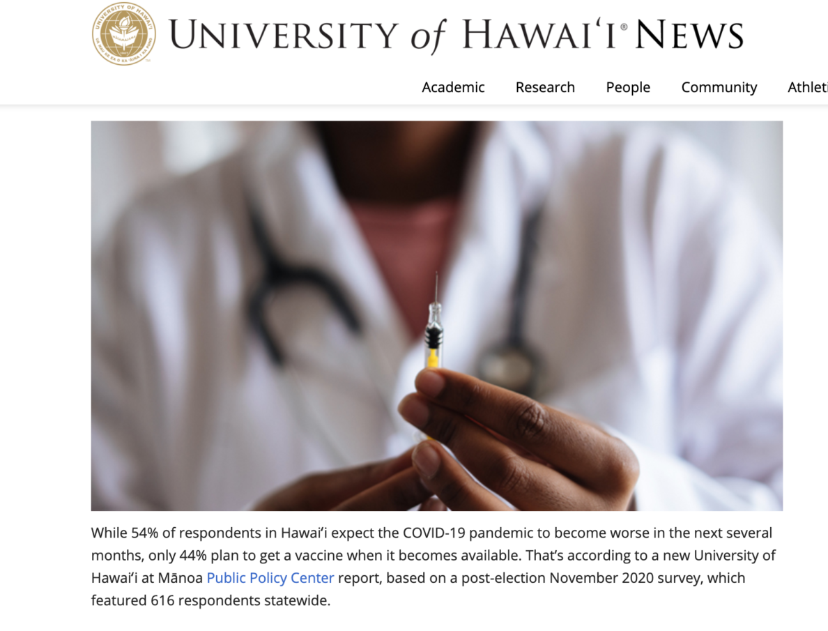This New Ad Campaign Aims To Win Over Hawaii's COVID19 Vaccine