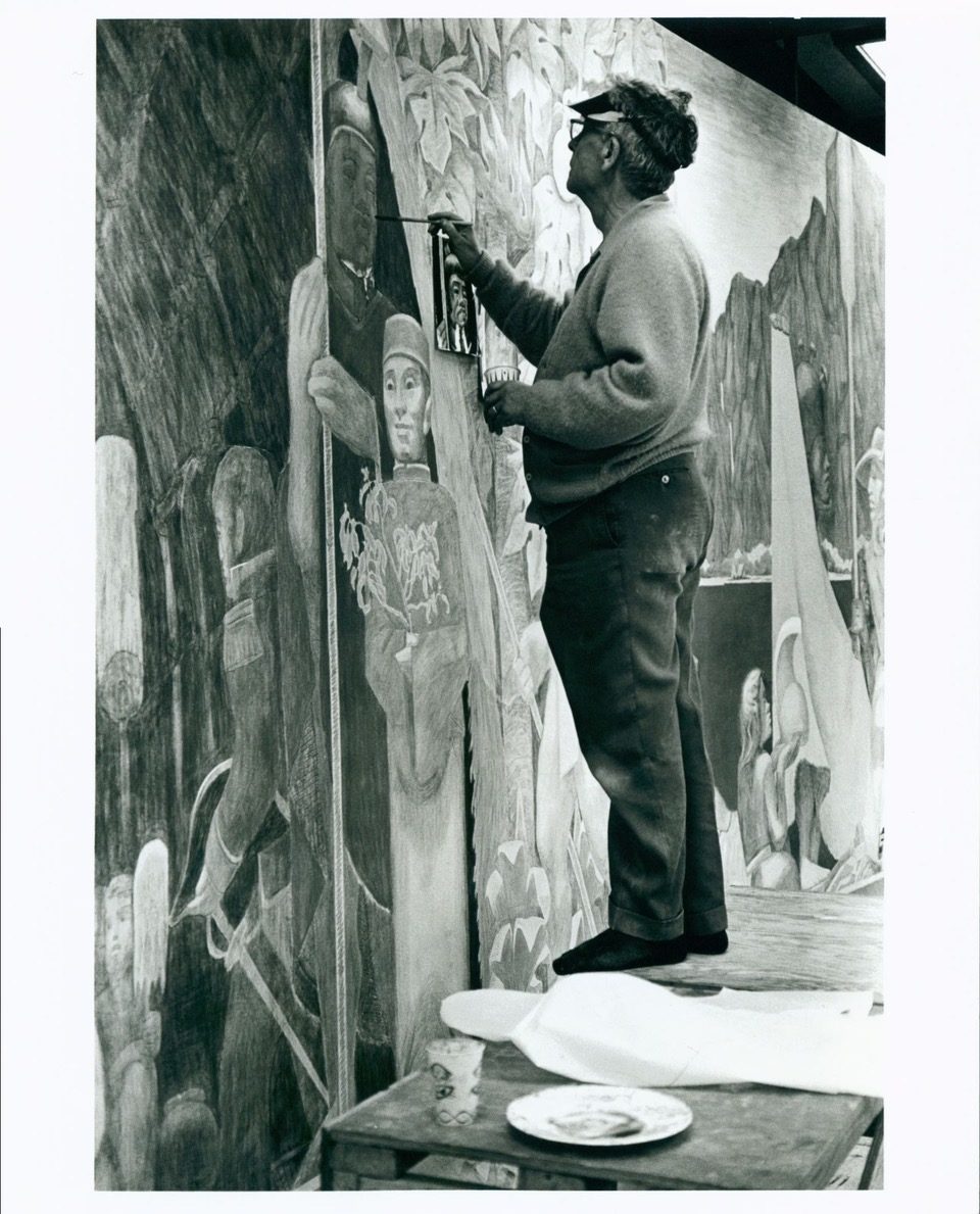 Jean Charlot mural First Hawaiian Bank Waikiki Branch Honolulu Civil Beat