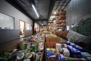Hawaii Foodbank warehouse.