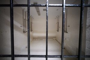 Kulani Correctional Facility showers in an empty building.