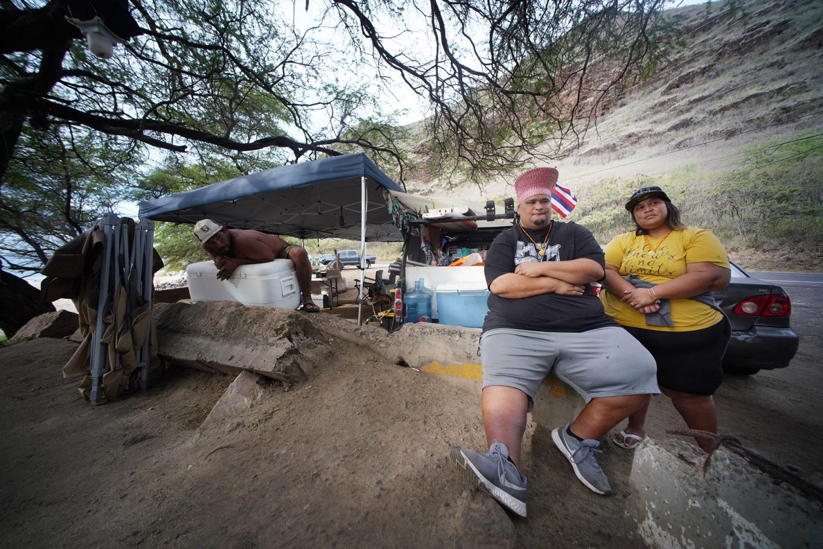 Makua Beach Standoff Residents Say They Are Being Run Off By A Man