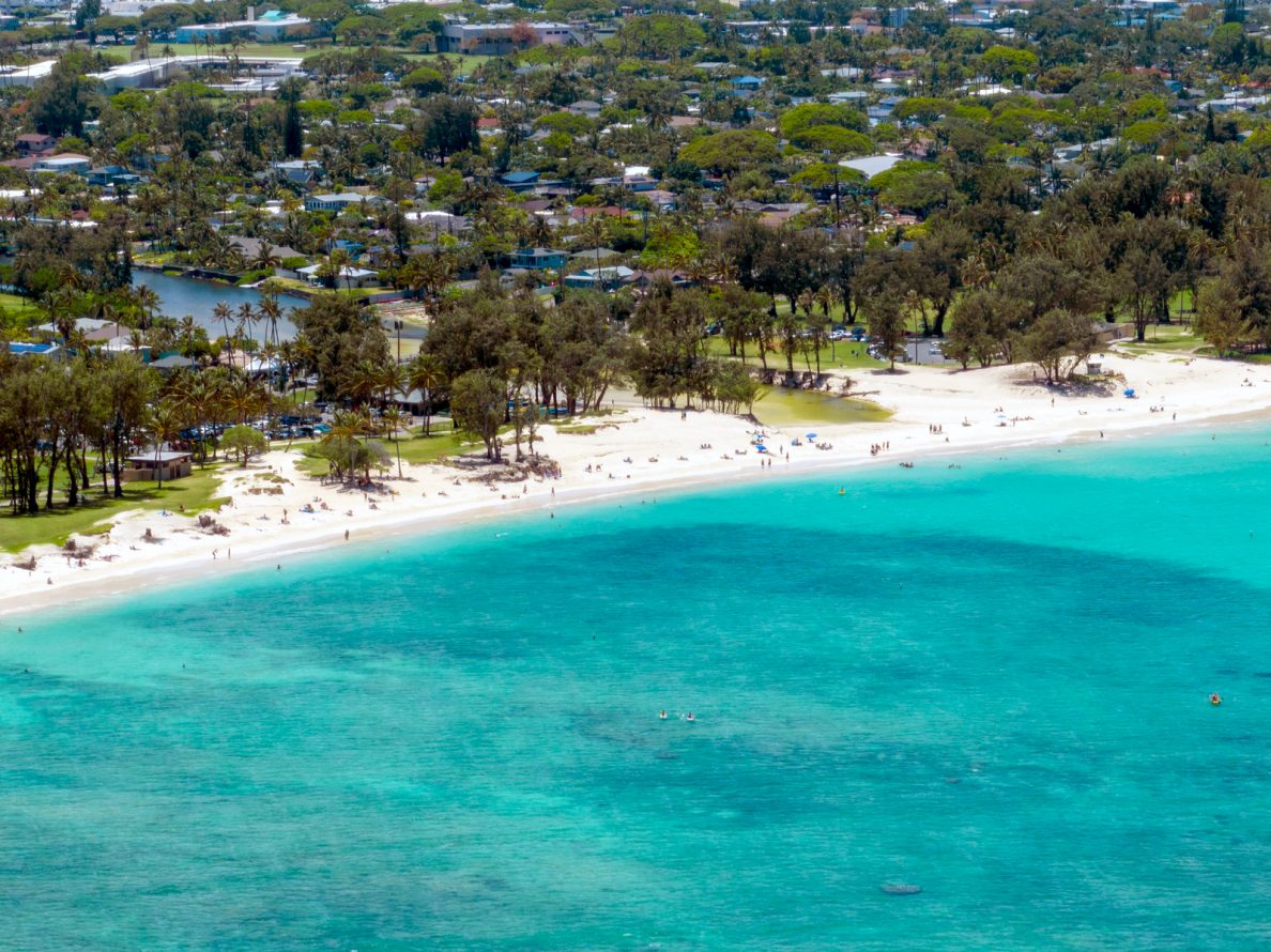 Concerns remain over high bacteria levels in Kailua Bay. (Nathan Eagle/Civil Beat/2023)