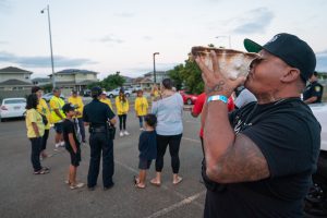 God Forgives Bad Boys and Bad Girls Mana Olayan conch shell Reformed gang members substance abusers neighborhood citizen patrol Honolulu Police Department officers