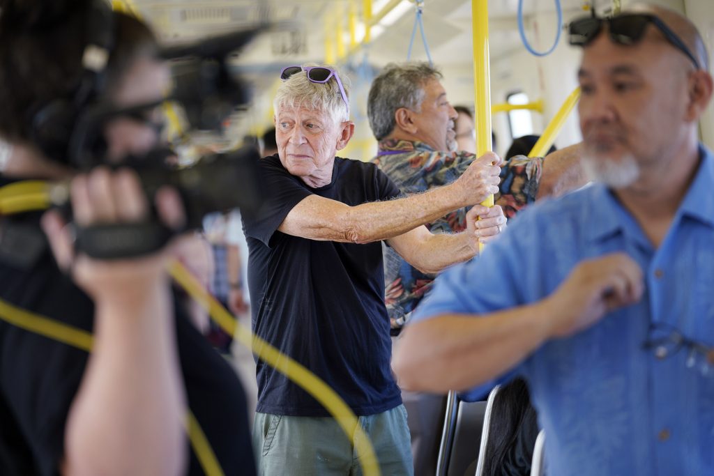 Neal Milner media preview tour Train tracks Skyline Rail Station