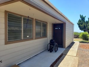 wheelchair house Allison Wallis column