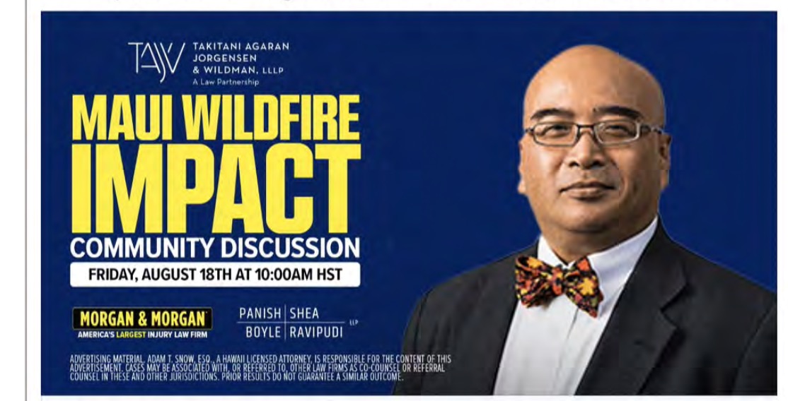 tobacco litigation attorney hawaii A Key Maui Lawmaker's Likely Role In Wildfire Litigation Raises Questions