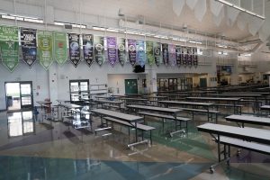 Ewa Makai Middle School auditorium and cafeteria is photographed Wednesday, Nov. 22, 2023, in Ewa Beach. (Kevin Fujii/Civil Beat/2023)