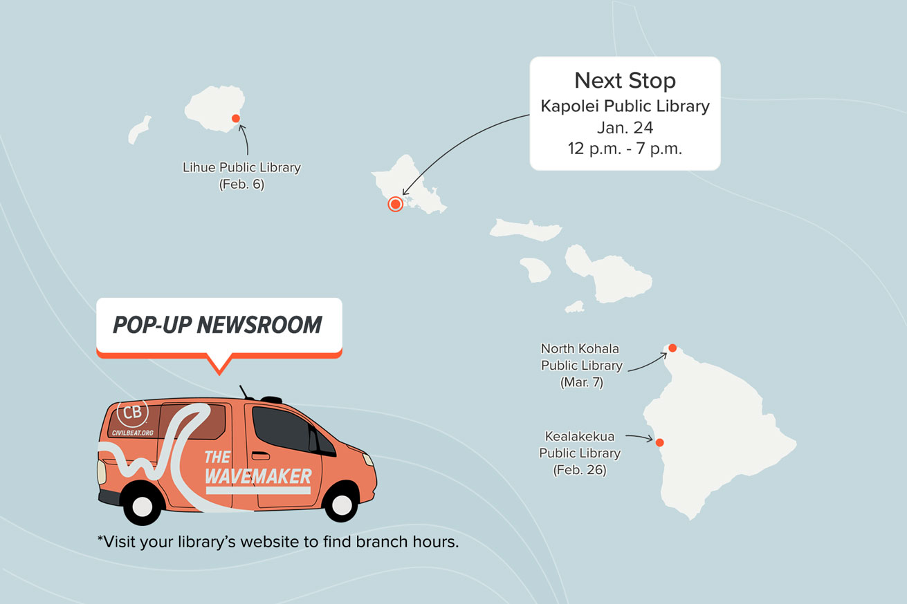 See You At Kapolei Public Library For Our First Oahu PopUp Newsroom
