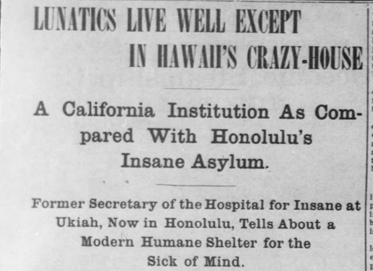 Hawaii's State Mental Hospital Has Long History of 'Horrifying