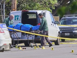 The body/victim of an HPD police-involved shooting Jan. 25, 2024.