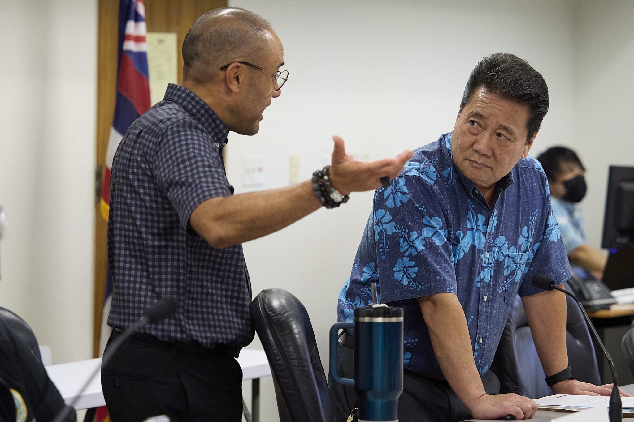 Maui Wildfires Major Disaster Fund Meeting to resolve differences (David Croxford/Civil Beat/2024)