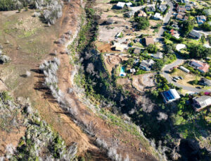 Some 20 homes burned down in Kula in the Aug. 8 fires Upcountry. (Nathan Eagle/Civil Beat/2024)