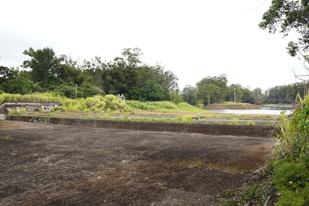 The Wahiawa Dam and Reservoir are photographed  Monday, Aug. 5, 2024, in Wahiawa. (Kevin Fujii/Civil Beat/2024)
