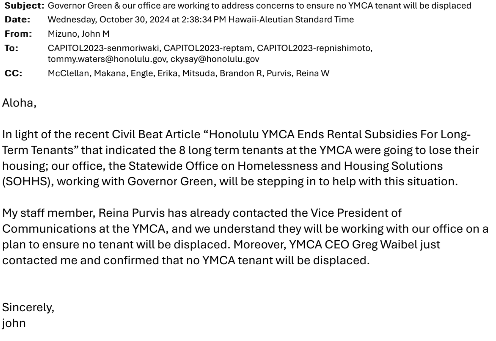 Governor's Office To Help YMCA Residents Facing Huge Rent Hike ...