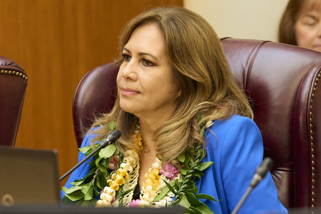 OHA Trustee Luana Alapa photographed 12.4.24 (David Croxford/Civil Beat/2024)