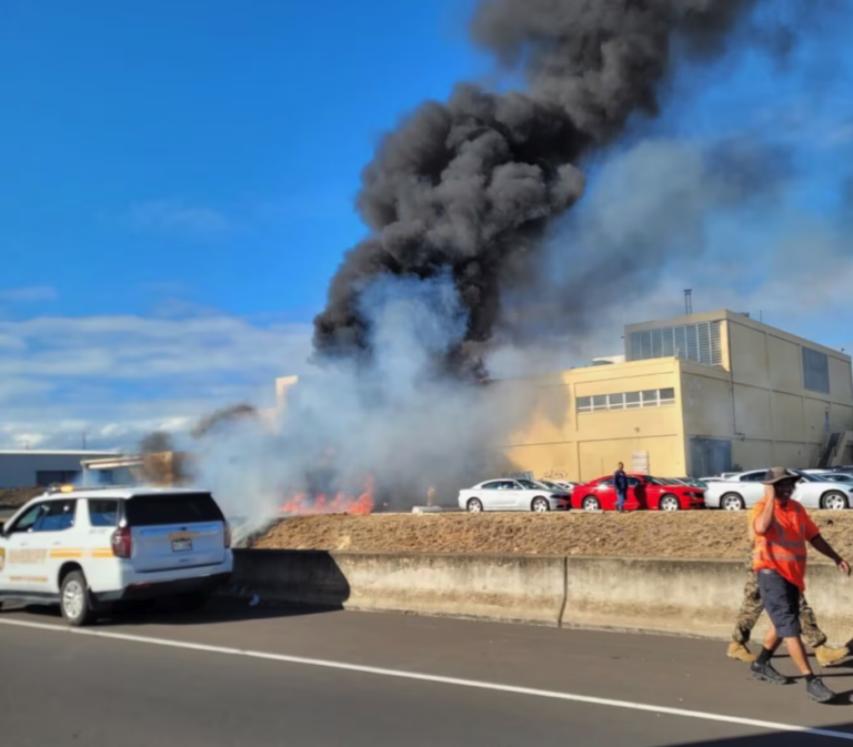 Screenshot of Kamaka Air Cargo crash Dec. 17, 2024.
