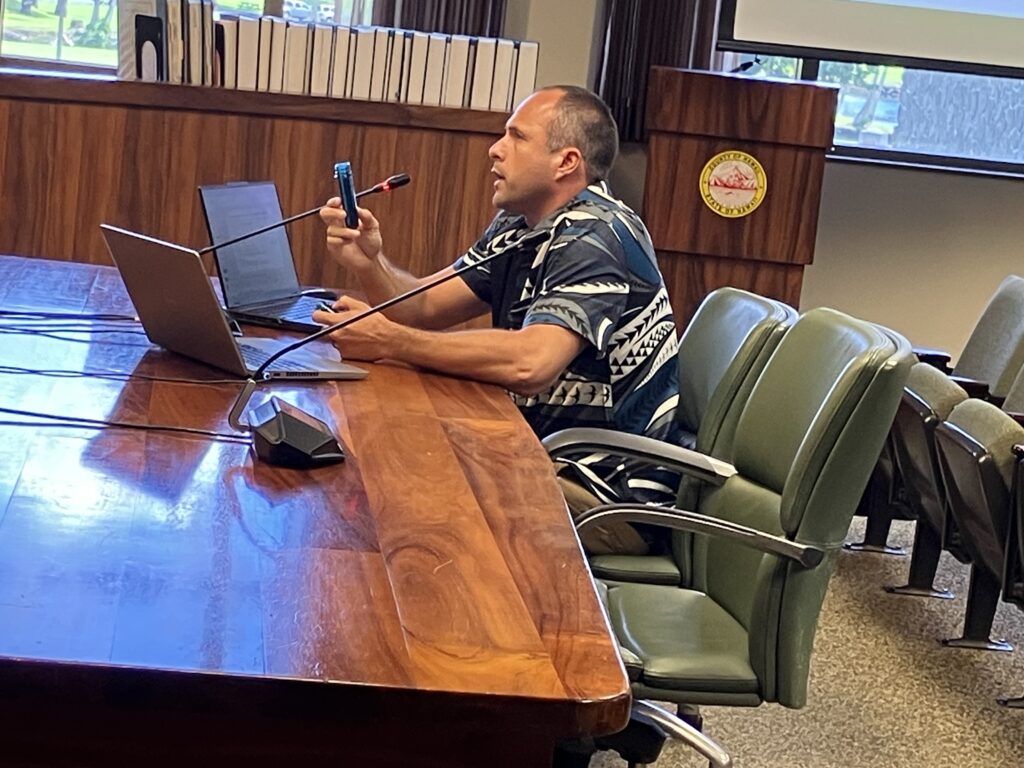 Nick Doyle, co-founder and vice president of Mālama One Recycling