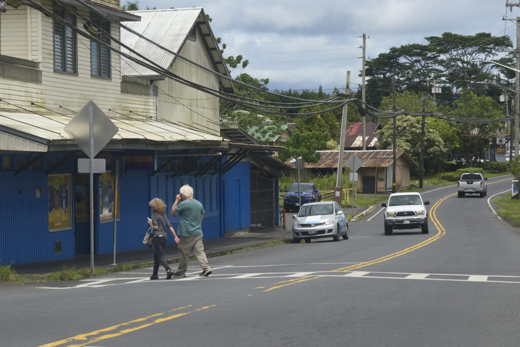 Pahoa town photographed June 27, 2025 (David Croxford/Civil Beat/2025)