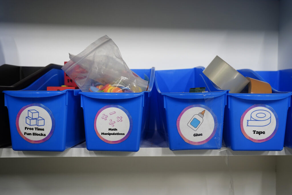 Stock photo of classroom supplies at the Hawaiʻi Technology Academy are photographed Tuesday, Dec. 2, 2025, in ʻEwa Beach. (Kevin Fujii/Civil Beat/2025)