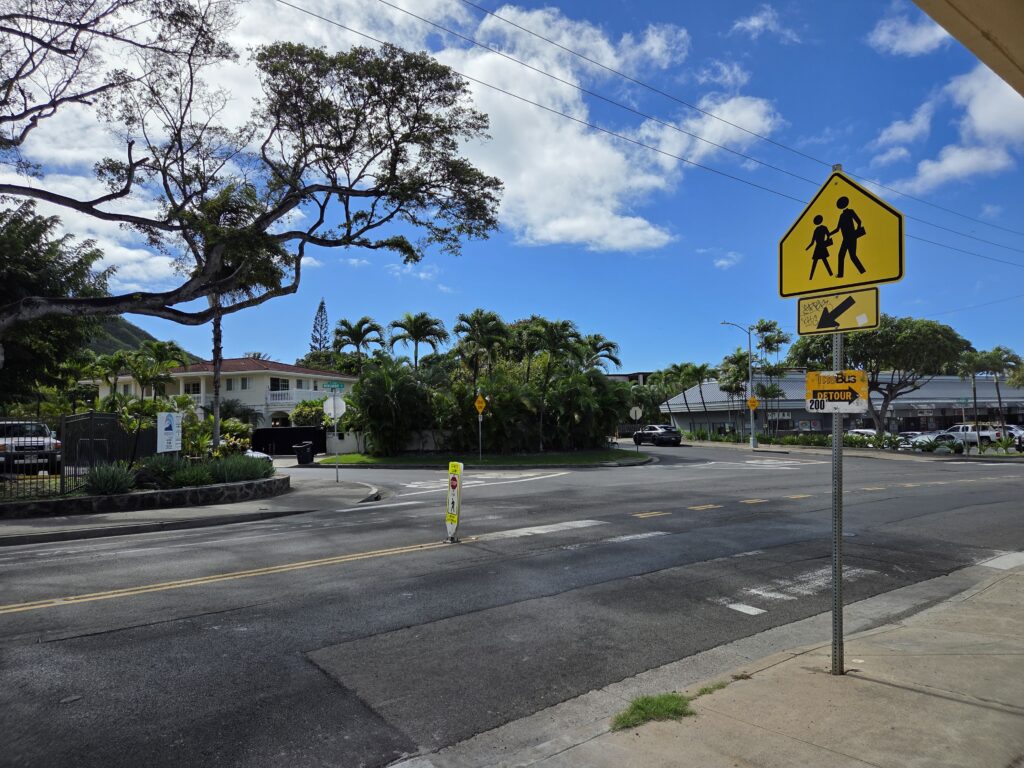 Fix it crosswalk Monsarrat Avenue