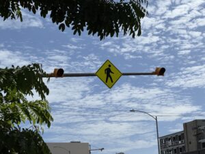 Flashing Crosswalk Broken For Months On A Busy Road