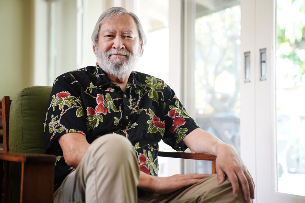 Ian Lind is photographed Monday, Feb. 16, 2026, in Honolulu. (Kevin Fujii/Civil Beat/2026)