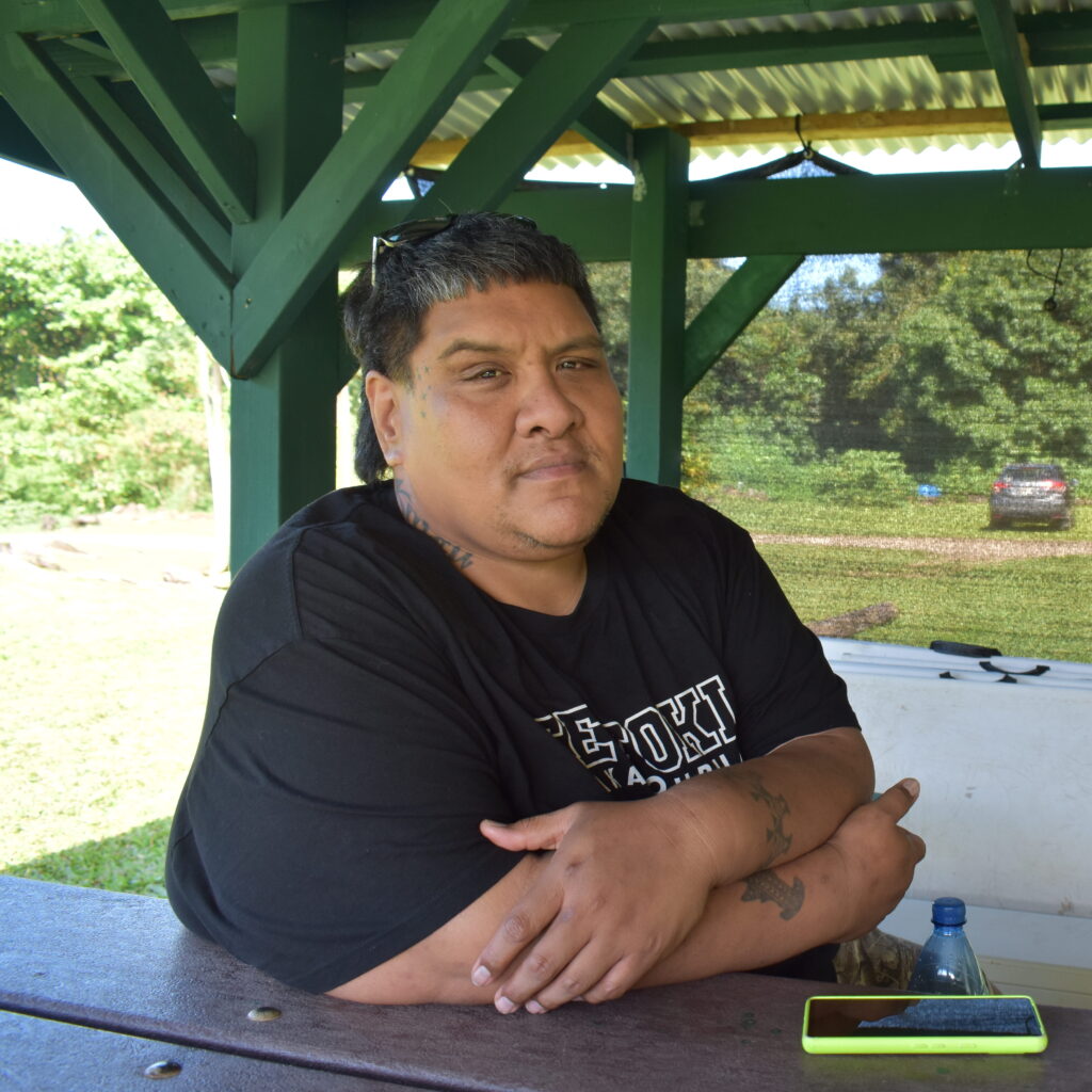 Billy Kinney, assistant director of Hui Maka‘āinana o Makana, at Hā‘ena State Park on March 2, 2026.