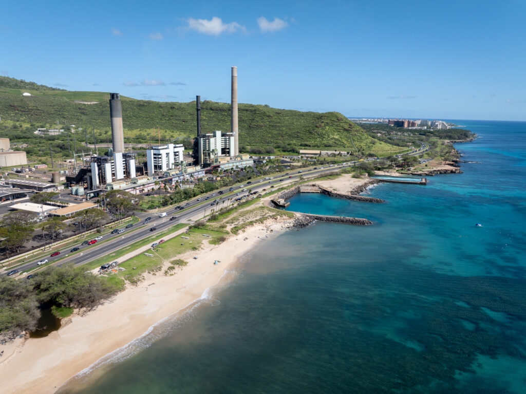 Kahe electric plant on the leeward side of Oahu March 31, 2026. (Craig Fujii/Civil Beat/2026)