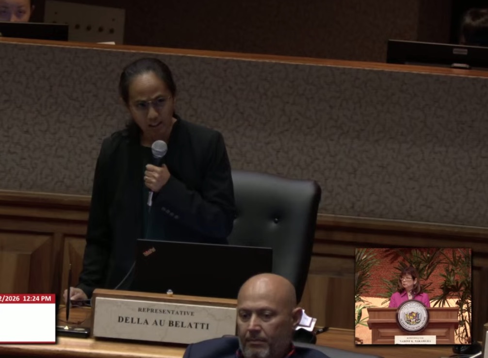 Della Au Belatti House Speaker Nadine Nakamura (House screenshot/2026)