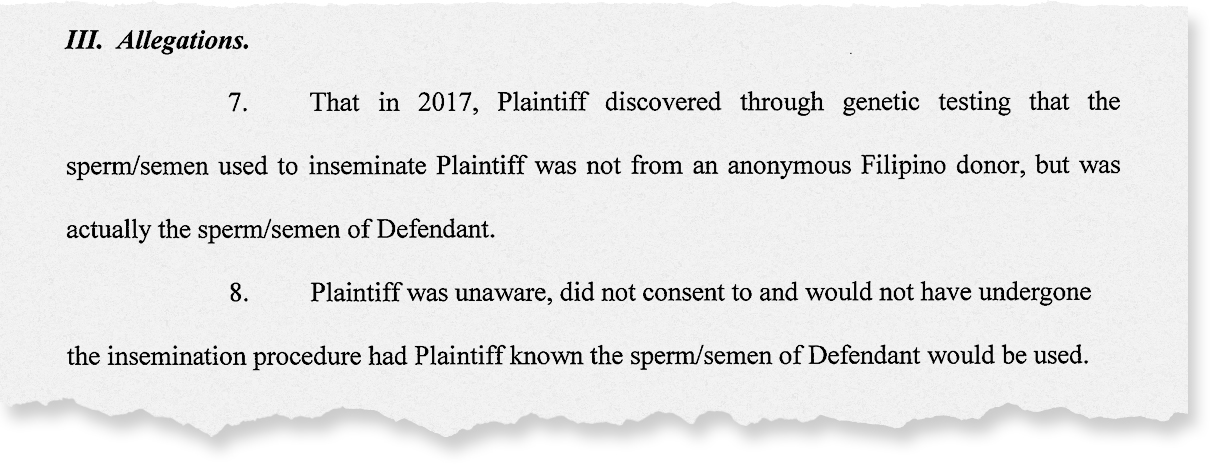 Clipping of lawsuit issued against William McKenzie